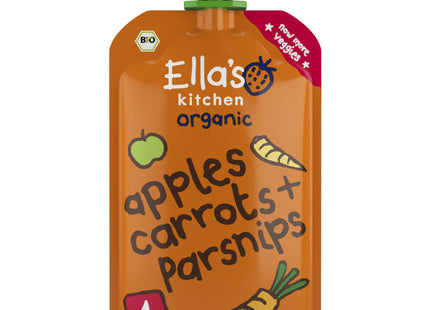 Ella's kitchen Carrots, apples + parsnips 4+ organic