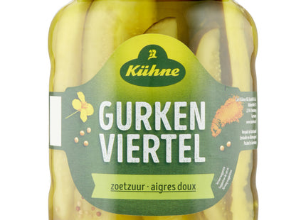 Kühne Gurken viertel zoetzuur