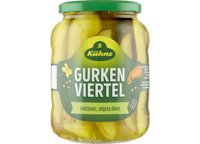 Kühne Gurken viertel zoetzuur