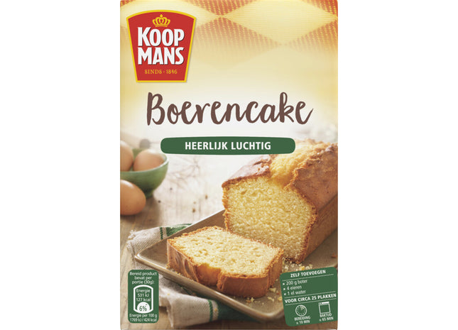 Koopmans Mix voor boerencake  Dutchshopper