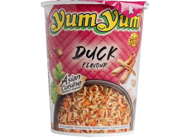 Yum Yum Duck flavour instant noodles