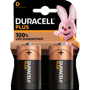Duracell Plus D-alkaline batterijen LR20