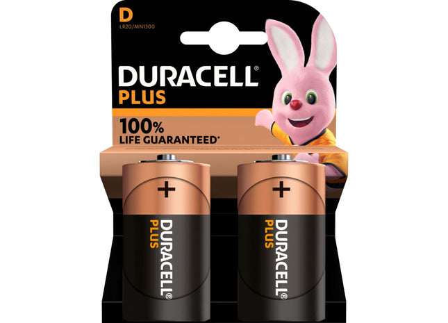 Duracell Plus D-Alkalibatterien LR20