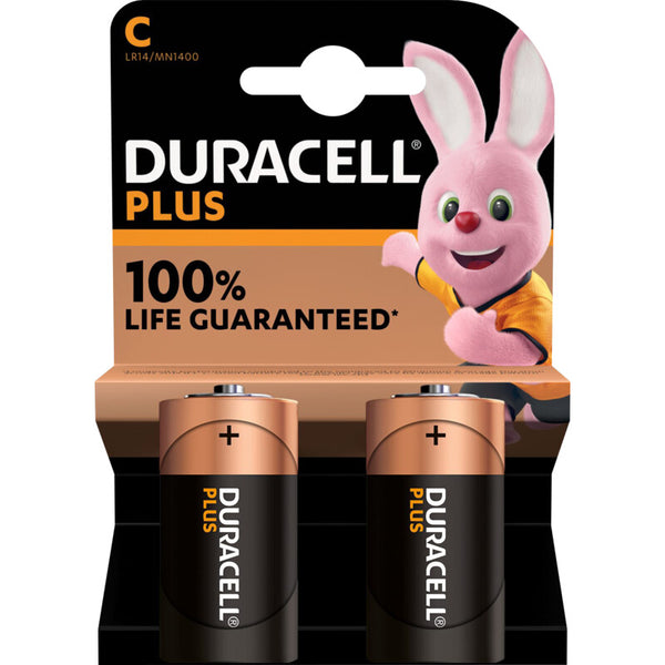 Duracell Plus C-Alkaline-Batterien MN1400