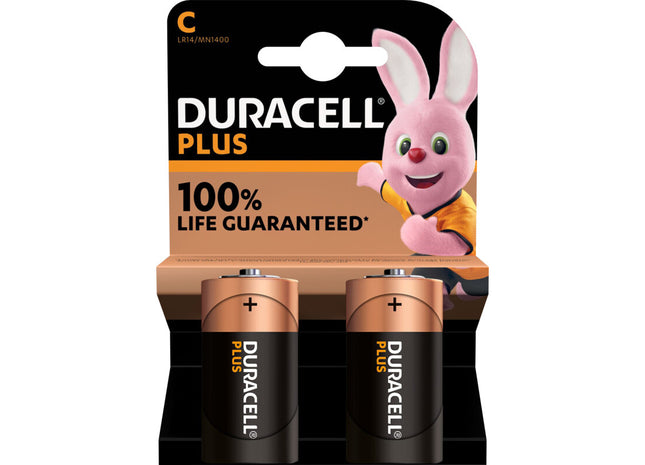 Duracell Plus C Alkalibatterien MN1400