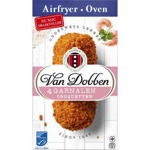 Van Dobben Oven en airfryer garnalen croquetten  Dutchshopper