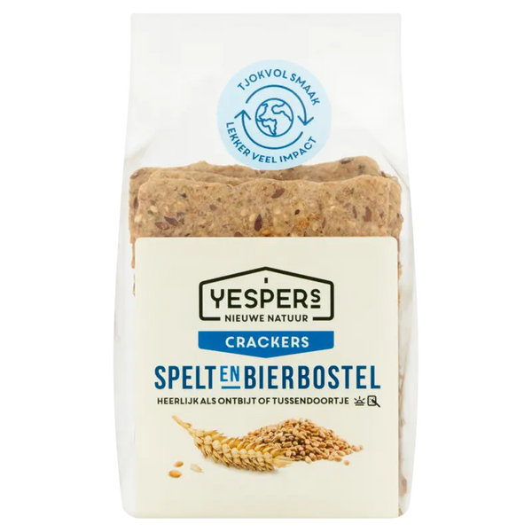 Yespers Crackers spelled & beer mash