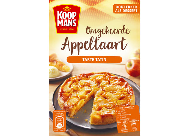 Koopmans Omgekeerde appeltaart mix  Dutchshopper