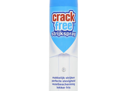 Crack-free ironing spray