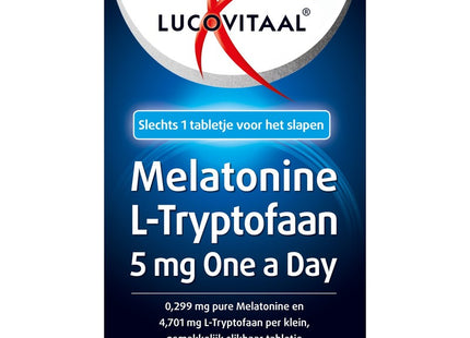 Lucovitaal Melatonine l-tryptofaan tabletten