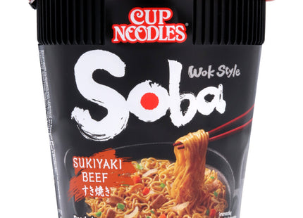 Nissin Soba Cup Nudeln Sukiyaki Rindfleisch