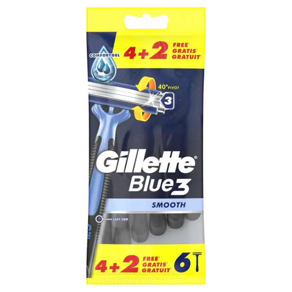 Gillette Blue3 smooth disposable razors