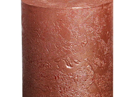 Bolsius Rustieke kaars 8cm koper