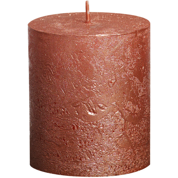 Bolsius Rustieke kaars 8cm koper