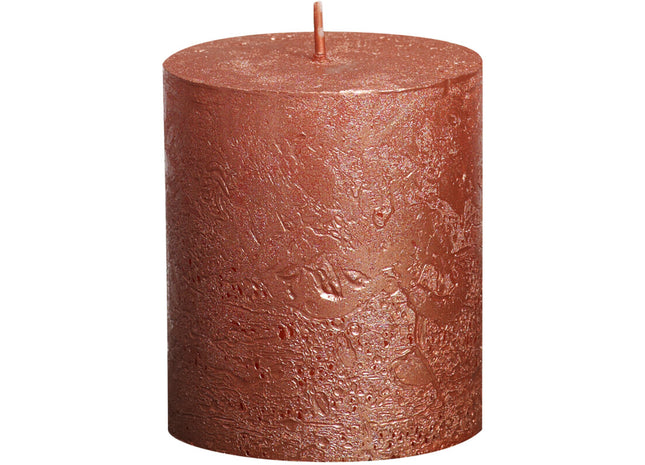 Bolsius Rustieke kaars 8cm koper