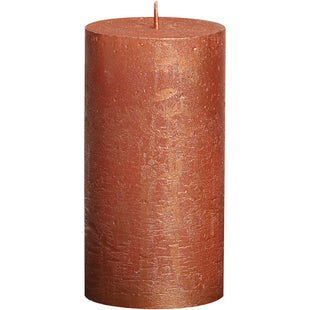 Bolsius Rustieke kaars 13cm koper