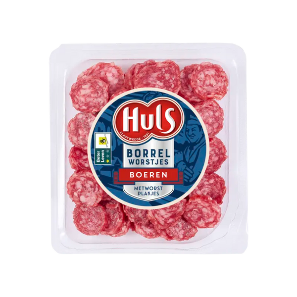 Huls Boeren borrelworstjes
