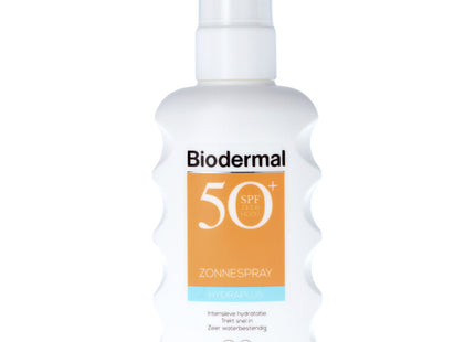 Biodermal Zonnespray gevoelige huid spf50+