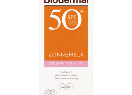 Biodermal Sensitive skin sun milk spf50+