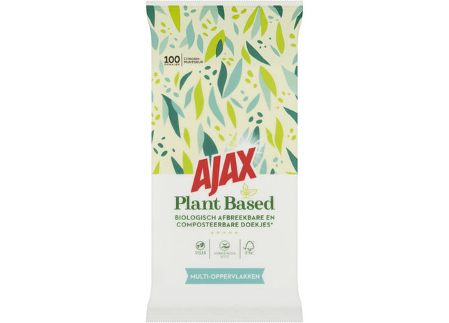 Ajax Plant based schoonmaakdoekjes