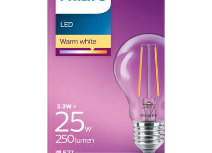 Philips Led fil standard clear E27 25W