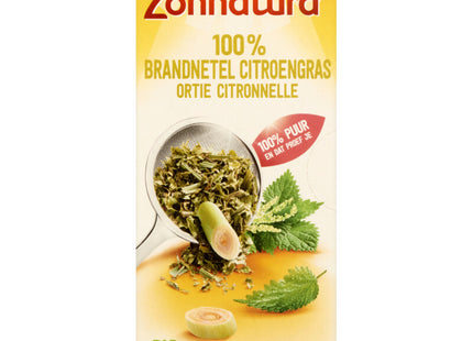 Zonnatura 100% brandnetel citroengras infusie
