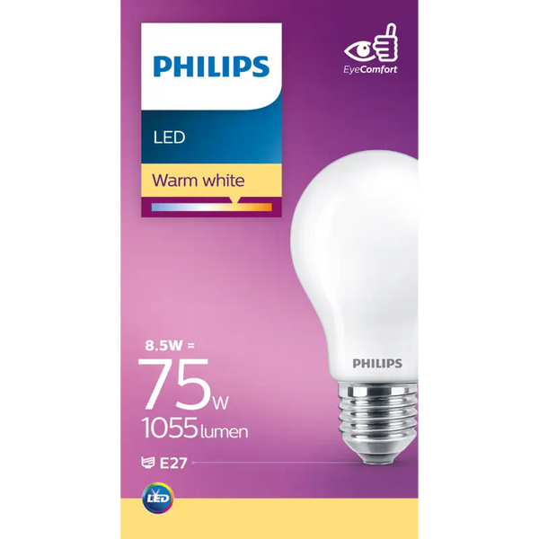 Philips LED-Filament Standard matt E27 75W