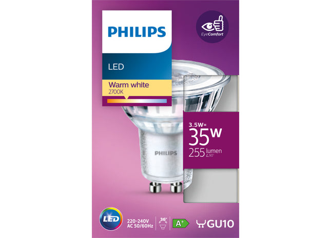 Philips Led spot GU10 35W