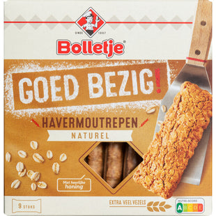 Bolletje Gute Arbeit, natürliche Haferflockenriegel