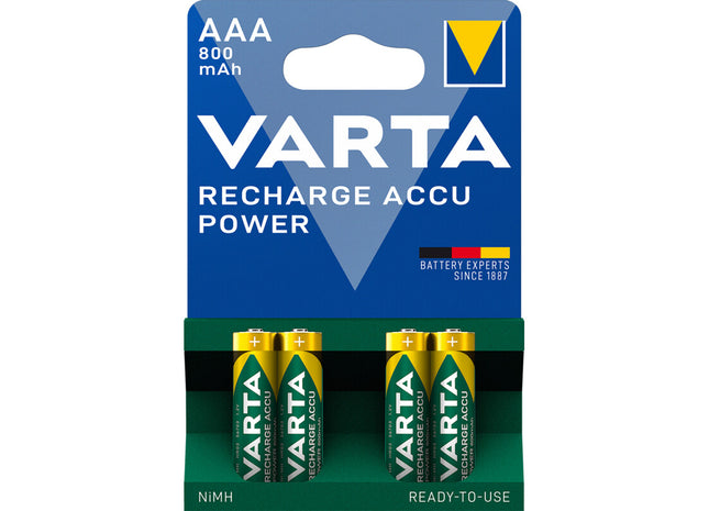 Varta Akku AAA 800 m aufladen