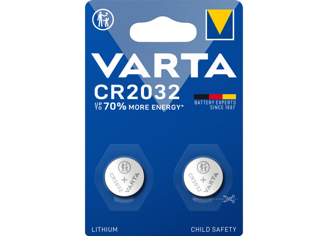 Varta Knopfzellenbatterie Lithium CR2032