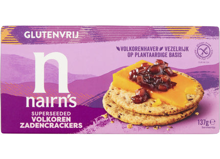 Nairn's Volkoren zadencrackers glutenvrij