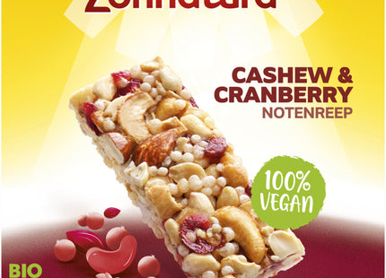 Zonnatura Cashew & cranberry notenreep