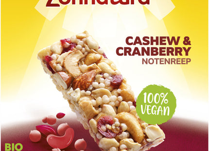 Zonnatura Cashew &amp; cranberry nut bar