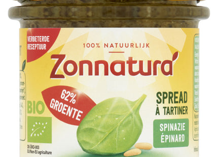 Zonnatura Groentespread spinazie