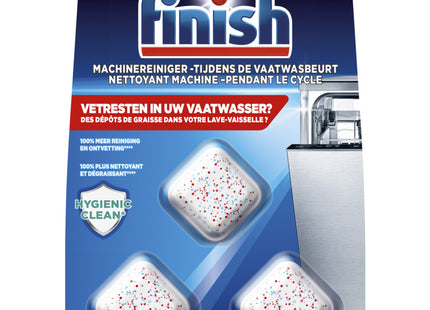 Finish Machine cleaner during the wash