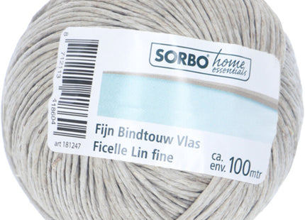 Sorbo Feinzwirn Flachs