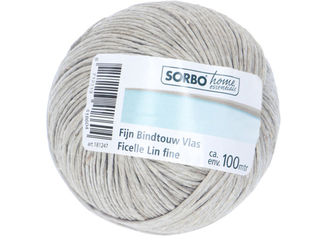 Sorbo Feinzwirn Flachs