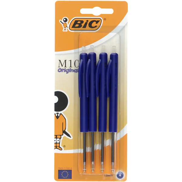 Bic M10 original ballpoint pens blue