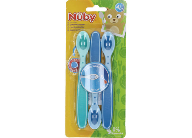 Nuby Warmtegevoelige lepels 3m+