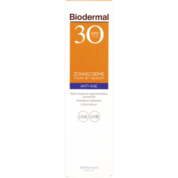 Biodermal Anti age zonnecreme gezicht spf30