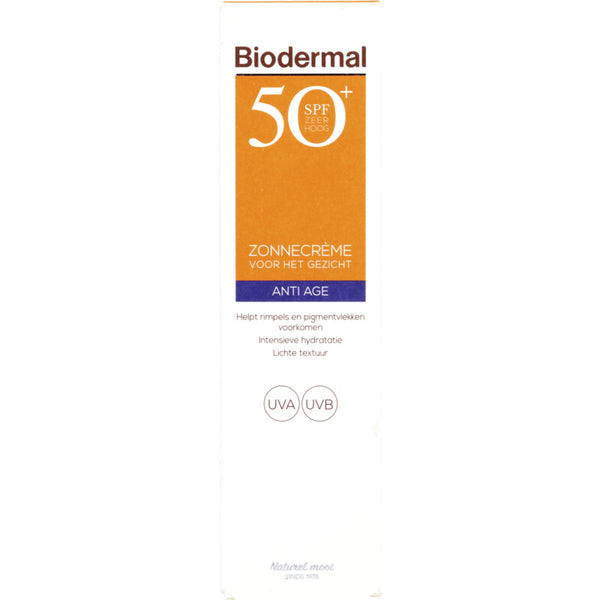 Biodermal Zonnecremé voor het gezicht spf50+