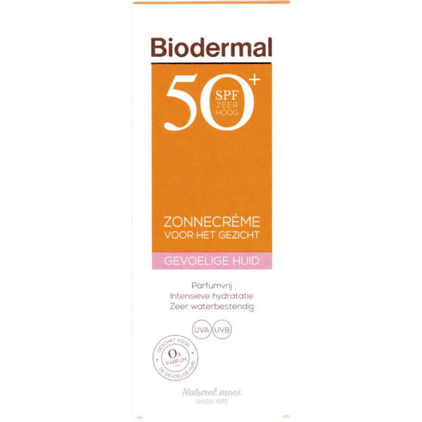 Biodermal Sensitive Skin Face Sunscreen SPF50
