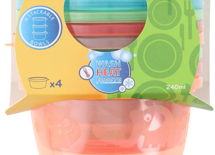 Nuby Snack Bowls 240 ml 3m+