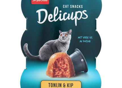 Pets Unlimited Delicups with fresh fish tuna &amp; chicken