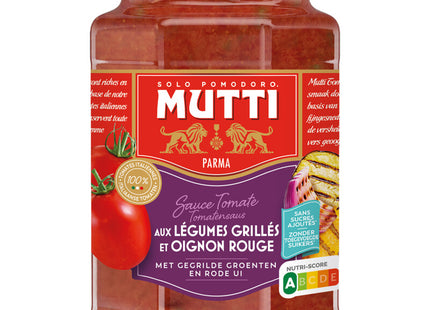 Mutti Tomato sauce with grilled vegetables