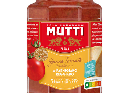 Mutti Tomato sauce with parmigiano reggiano