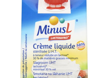 MinusL Lactose-free non-perishable whipped cream