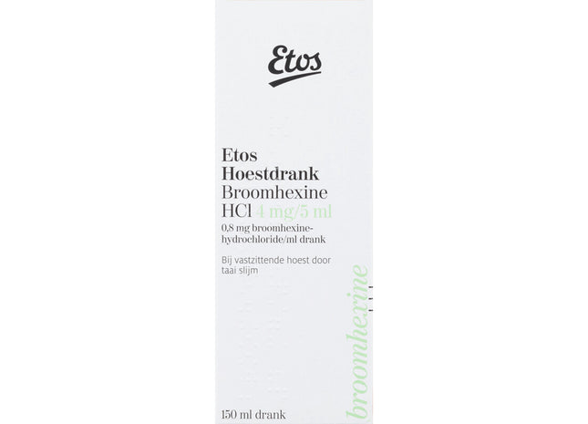 Etos Hoestdrank broomhexine HCl 4 mg/5 ml