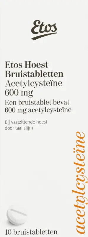Etos Hoest bruistabletten acetylcysteïne